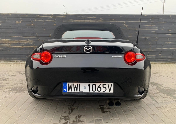 Mazda MX-5 cena 74700 przebieg: 23550, rok produkcji 2016 z Dobrzyca małe 596